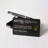 Black Diamond Titanium Card with Embedded Gold Ingot.  Custom project for Anglo Far-East.